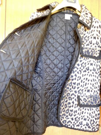 Giaccone donna CLUB VOLTAIRE leopardato imbottito Tg. M, made Italy - Foto 8