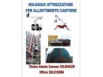NOLEGGIO ATTREZZATURE PER ALLESTIMENTO CANTIERE