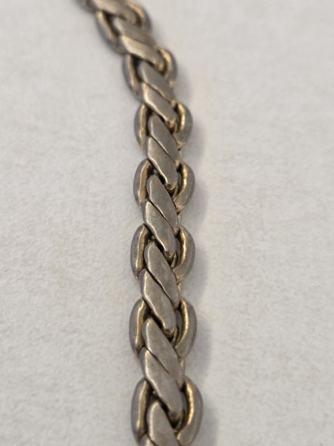 Collana girocollo in una lega di metallo anallergico. Anni '50. - Foto 4