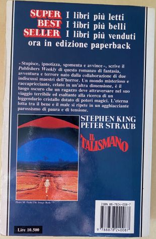 Libro Il talismano - Stephen King Peter Straub - Foto 2