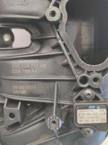 COLLETTORE ASPIRAZIONE VOLKSWAGEN Golf 6 VI Variant 03C129711AE 038906051C CAV benzina 1390 (0812) - Foto 2