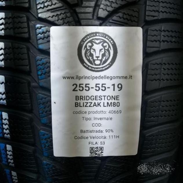 4 gomme 255 55 19 bridgestone a40669 - Foto 2