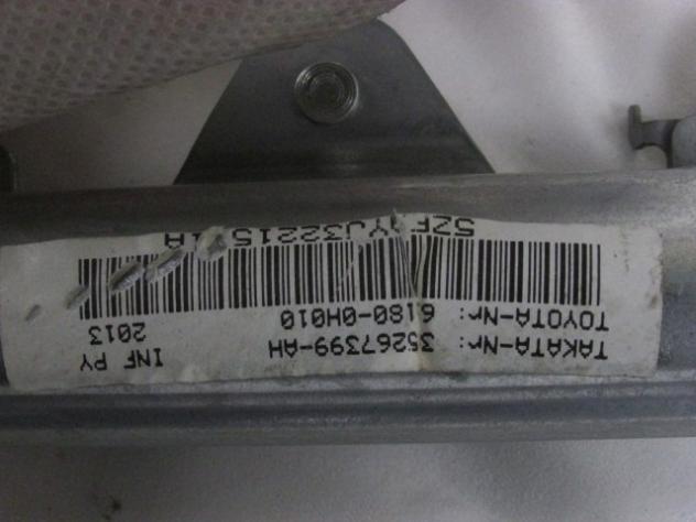 62180-0H010 AIRBAG LATERALE A TENDINA SINISTRO PEUGEOT 107 1.0 B 50KW 5M 5P (2013) RICAMBIO USATO - Foto 3