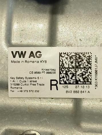 AIRBAG GINOCCHIA AUDI A3 Sportback (8V4) 8V2880841A CJZ (1216) - Foto 3