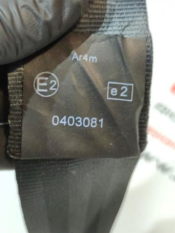 CINTURA DI SICUREZZA POSTERIORE SX DACIA Duster 1° Serie 751262 K9K896 (1017) - Foto 5