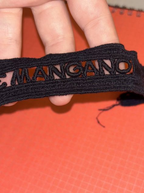 UNA FETTUCCIA IN ROTOLO NUOVA FIRMATA ORIGINALE”MANGANO”NERA - Foto 7
