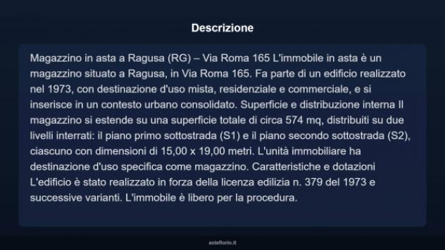 Immobile in asta di 574 m² in vendita a Ragusa - Foto 3