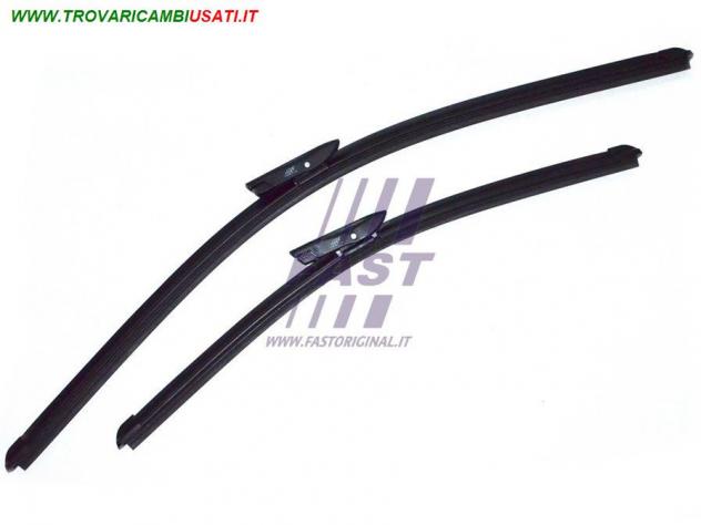SPAZZOLA TERGICRISTALLO FIAT FIORINO 07 ANTERIORE KPL SX+DX PIATTO 650MM+475MM FT93239