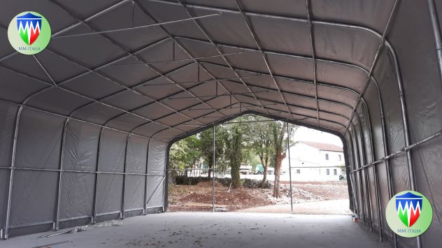 Tendone, Agritunnel Coperture in pvc 10 x 20 x 5,5 mt. MM italia - Foto 4