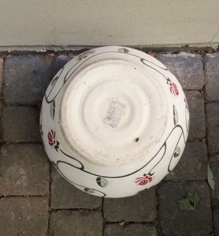 Vaso - Porta vaso Decorato Vintage D.=30cm. - Foto 2