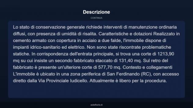 Immobile in asta di 3343 m² in vendita a San Ferdinando - Foto 5