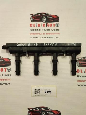 BOBINE ACCENSIONE OPEL Corsa E 3° Serie 95528319 B12XER benzina 1229 (15)