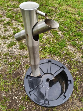 Fontana Shishi Odoshi in acciaio - Foto 2