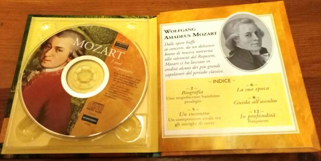 CD COFANETTO MOZART I SUOI CAPOLAVORI I GRANDI COMPOSITORI CLASSICISMO 2008 - Foto 2