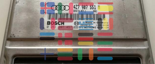 0261207457 4Z7907551M Audi A6 centralina motore Bosch - Foto 2