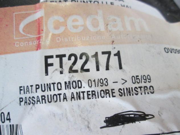 1323604 PARASALE PARASASSI ANTERIORE SINISTRO CEDAM FIAT PUNTO S 1.1 3P RICAMBIO NUOVO LEGGERMENTE USURATO - Foto 4