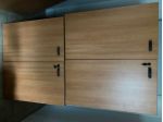 armadiatura con finitura effetto legno
