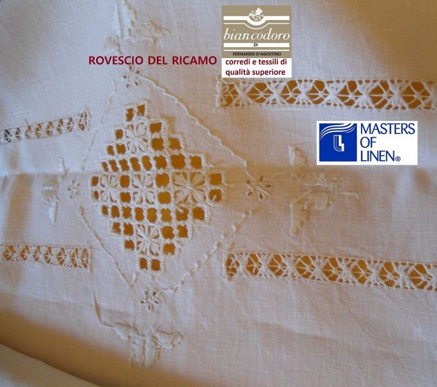 ricamo a mano in punto antico ( complementi  arredo ) - Foto 8