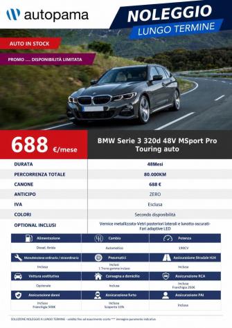 BMW Serie 3 320d 48V MSport Pro Touring auto