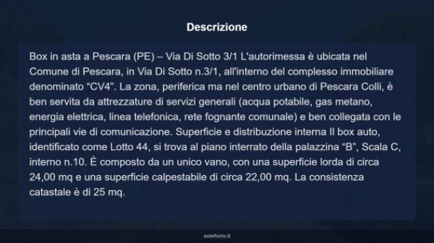 Immobile in asta di 24 m² in vendita a Pescara - Foto 9