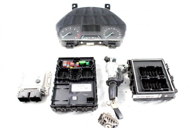 H1B1-12A650-UB KIT ACCENSIONE AVVIAMENTO FORD FIESTA 1.1 B 63KW 5M 5P (2017) RICAMBIO USATO CON CENTRALINA MOTORE, QUADRO STRUMENTI, BLOCCHETTI CON CH