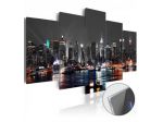 Quadro Con Vetro Acrilico New York Cm.100x50 O 200x100