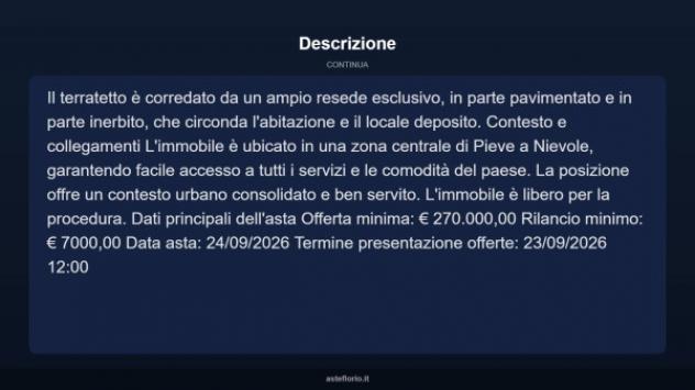 Immobile in asta di 226 m² con più di 5 locali in vendita a Pieve a Nievole - Foto 11