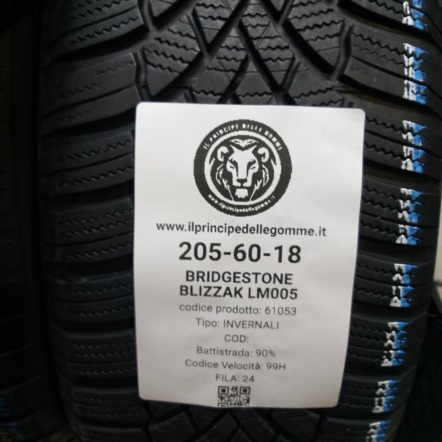 4 GOMME 205 60 18 BRIDGESTONE A61053 - Foto 2