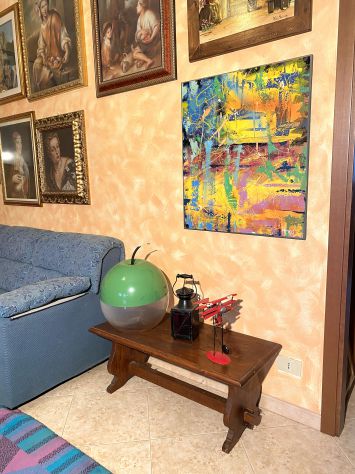 Quadro astratto dipinto a mano