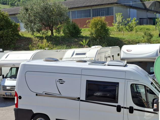 VAN CAMPER PURO CARADO DUCATO SEMIDINETTE LETTO MATRIMONIALE CLIMATIZZATORE FOTOVOLTAICO CAMPEGGIO USATI GENERALI 1611 - Foto 8