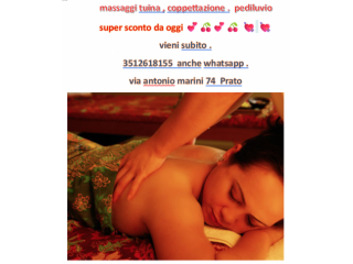 Massaggi - benessere Prato - vetrina di Prato Tel:3512618155