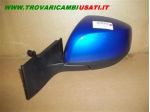 RETROVISORE EST. S. MANUALE C/PRIMER AZZURRO MET OPEL AGILA (H08)  Vetri e  &hellip;