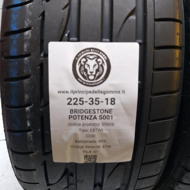 2 GOMME 225 35 18 BRIDGESTONE A50606 - Foto 2