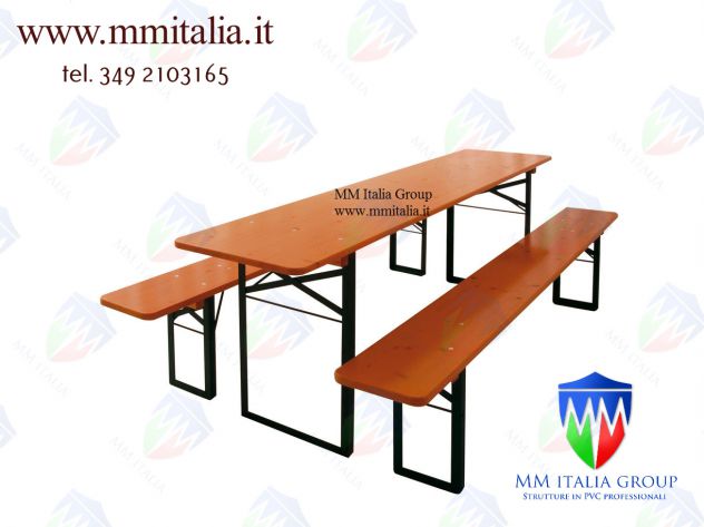 10 Set Birreria Professionali 80 x 220 mt verniciatura ignifuga - Foto 10