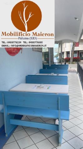 Panche e Tavoli Udine Per Arredamento Birreria Pub Ristorante Osterie - Foto 7