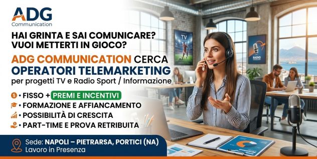 CONSULENTE COMMERCIALE B2B – TV, RADIO ED EVENTI