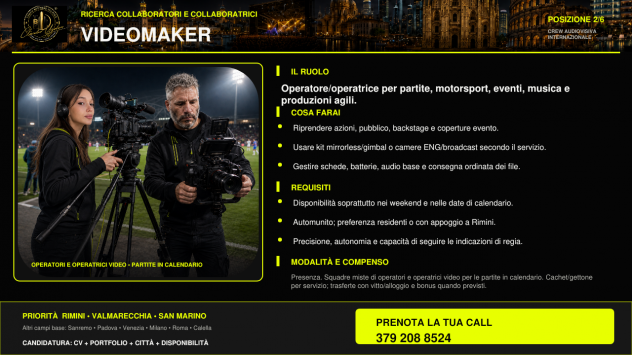 POSIZIONI APERTE + OPPORTUNITÀ CASTING - Foto 2