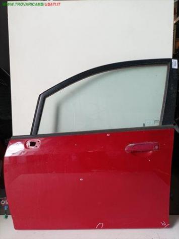 PORTA ANT. SX ROSSO CON SE. NO ALZ 999-U1452608 Carrozzeria  Lamierati esterni  Porte  Porta ant. sx. HONDA - JAZZ - 01-11-2002 - 01-10-2008