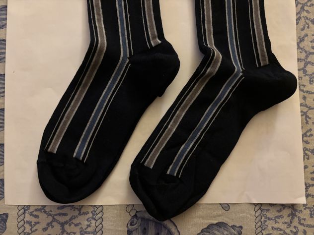 SET 2 PAIA CALZE NUOVE LUNGHE DA BAMBINO FIRMATE ORIGINALI EMPORIO ARMANI N32-33 - Foto 6
