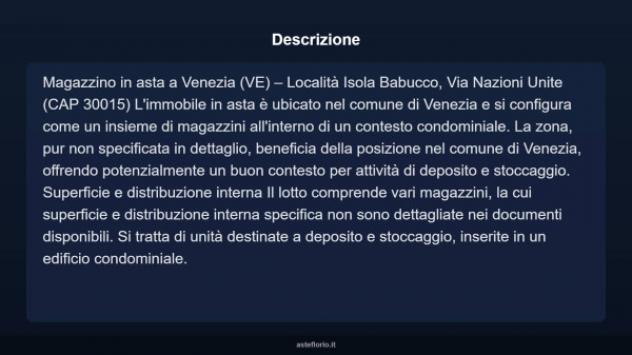 Immobile in asta di 60 m² in vendita a Venezia - Foto 5