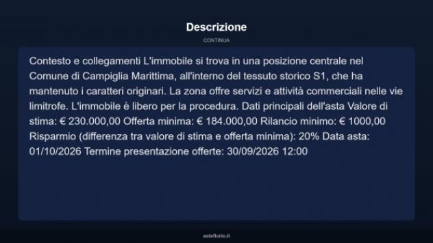 Immobile in asta di 152 m² in vendita a Campiglia Marittima - Foto 13