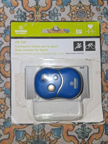 Contapassi Cardiofrequenzimetro Tascabile Brondi FR-10P - Pocket Step Counter