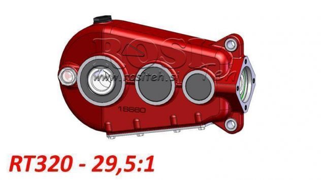 -RIDUTTORE - MOLTIPLICATORE RT320 PER MOTORE IDRAULICO
