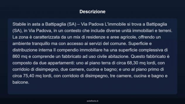 Immobile in asta di 860 m² in vendita a Battipaglia - Foto 7