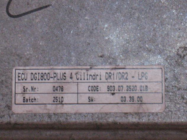 ECU LPG GPL DR1/DR2 DGI800-PLUS 10R-02 401800 903.07.3520.01B 90307352001B - Foto 5