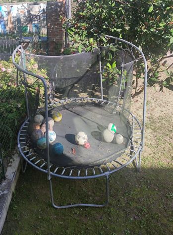 Trampolino tappeto elastico da giardino esterno - Foto 2