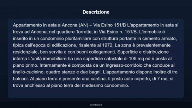 Immobile in asta di 106 m² con più di 5 locali in vendita a Ancona - Foto 4