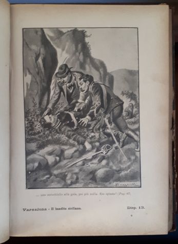 Varsalona IL BANDITO SCILIANO, ENRICO MISERENDINO MORELLI, G. Nerbini 1905. - Foto 4
