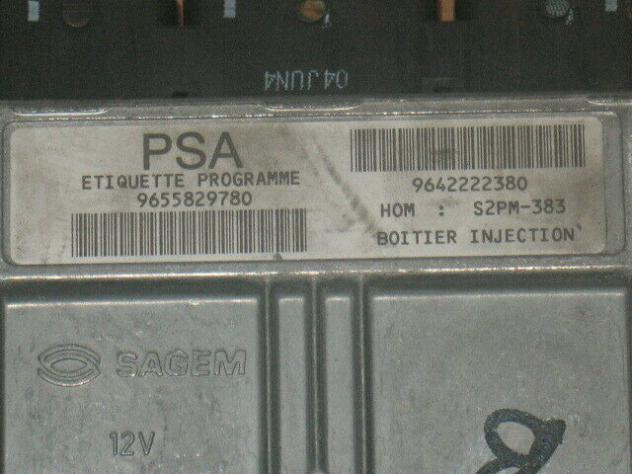 9655829780 ECU CITROEN 1.4 9655829780 9642222380 21584962-0 4162718222 - Foto 2