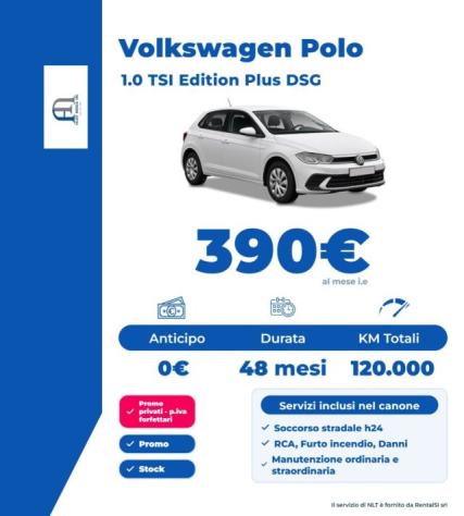 VOLKSWAGEN Polo 1.0 TSI DSG Edition Plus rif. 24221263